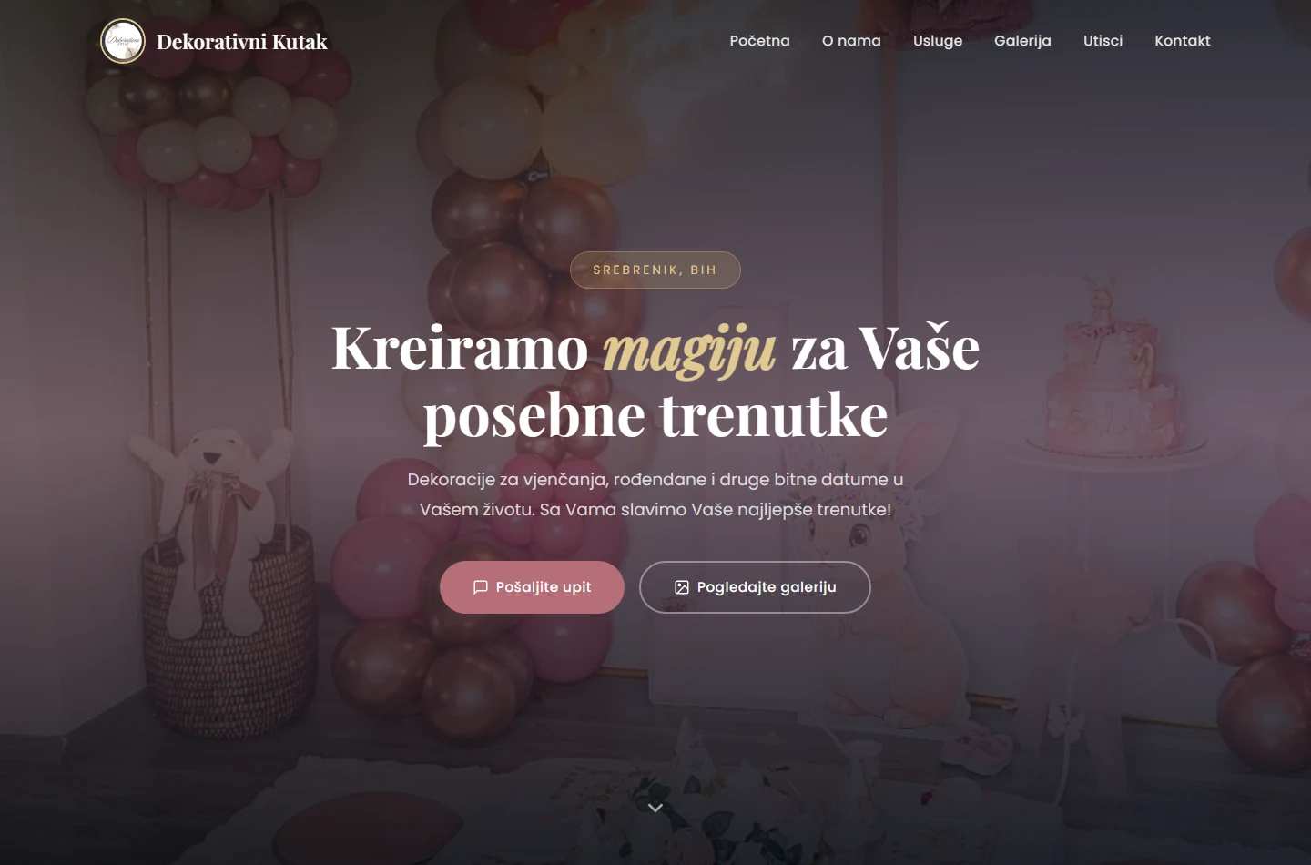 Početna stranica — Dekorativni Kutak