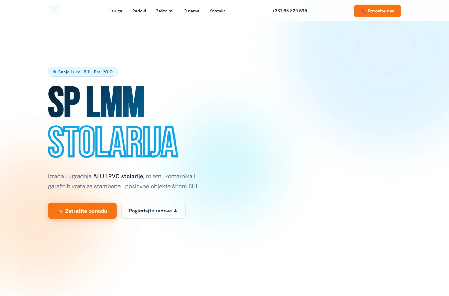 Početna stranica — SP LMM Stolarija